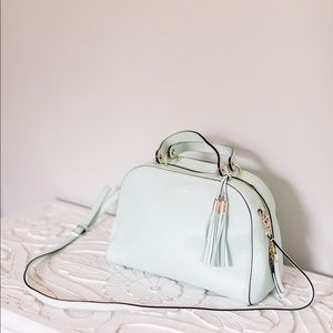 Light Blue Green Kate Spade Bayley CrossBody Tote